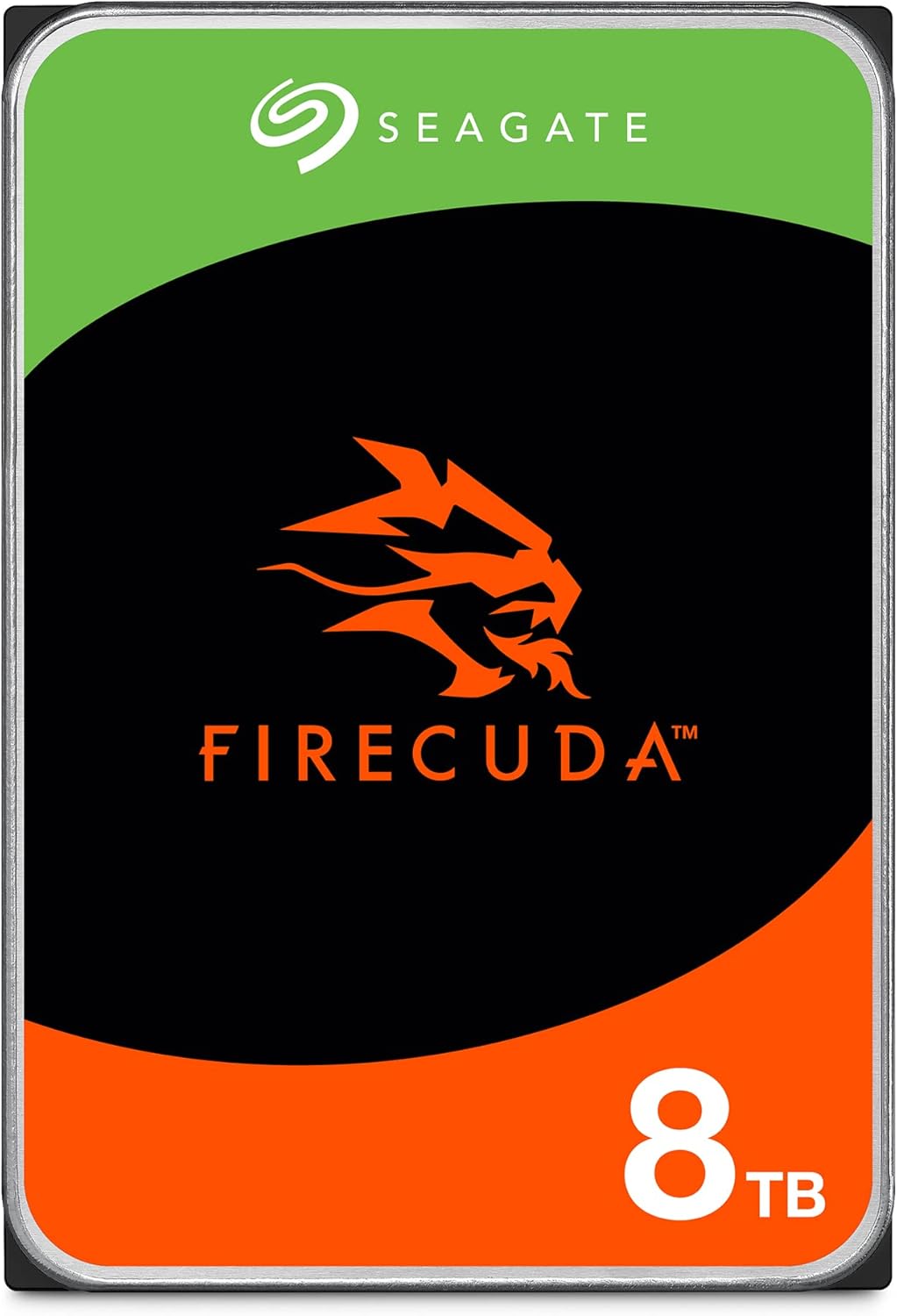 Seagate FireCuda HDD 8TB Internal Hard Drive HDD - 3.5 Inch CMR SATA 6Gb/s 7200RPM 256MB Cache 300TB/year with Rescue Services (ST8000DX001)