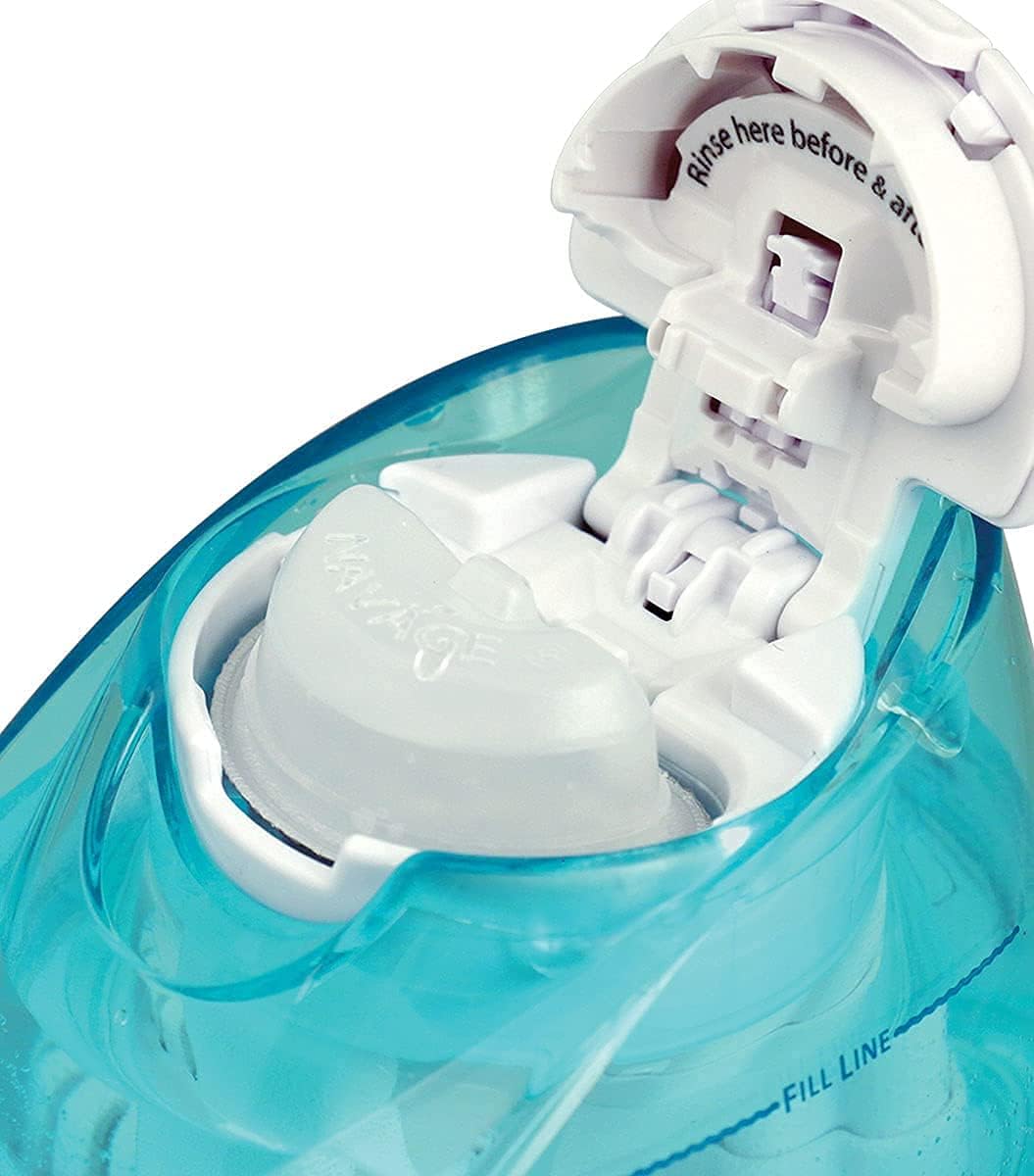 Navage Essentials Bundle - Navage Nasal Irrigation System - Saline Nasal Rinse Kit with 1 Navage Nose Cleaner, 30 Salt Pods and 1 Countertop Caddy