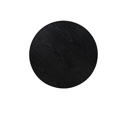 2-Piece Cloud Shape Living Room Coffee Table Set, Wooden Modern Nesting Table Coffee Table Set of 2 End Table for Living Room,Stacking Side Tables,No Need Assembly,Black