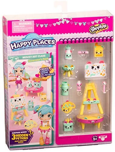 Happy places Shopkins Season 3 Decorator Pack - Mousy Art Class