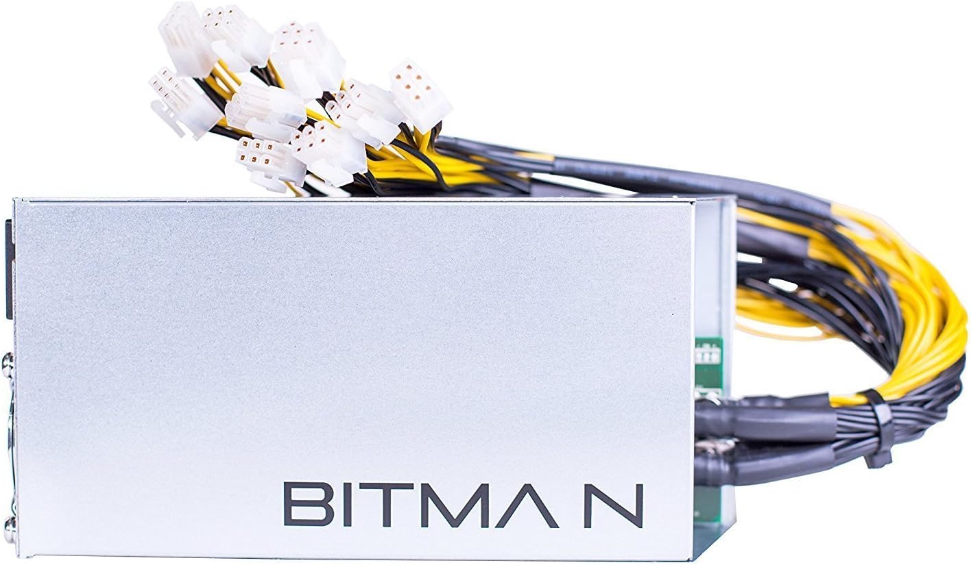 Bitmain Antminer Power Supply APW7 PSU 1800w 110v 220v Much Better Than APW3++ for S9 or L3+ or Z9 Mini or D3 w/ 10 Connectors