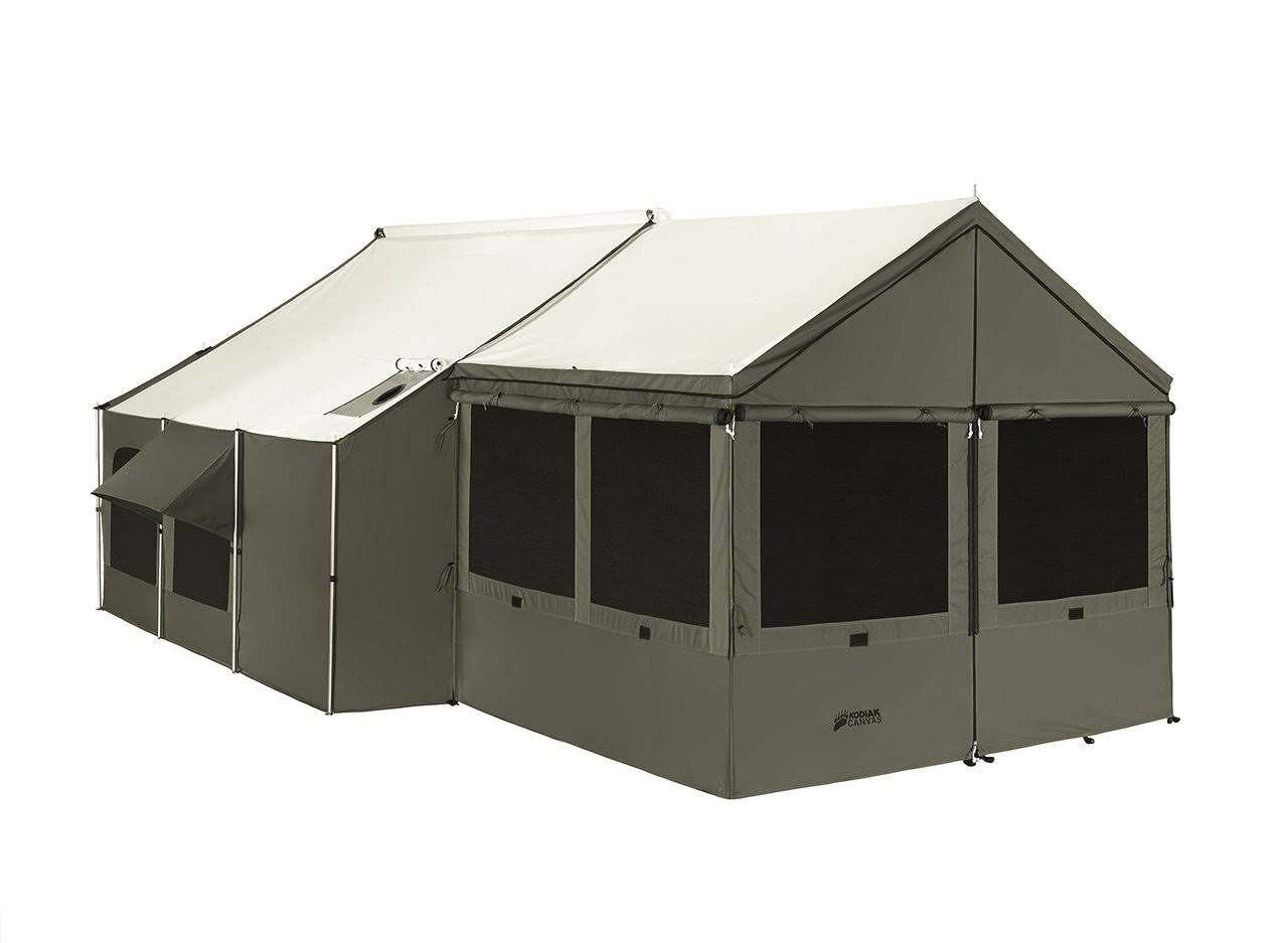 Kodiak Canvas Cabin Lodge 8x8 Enclosure Awning Accessory | Family Tent Camping