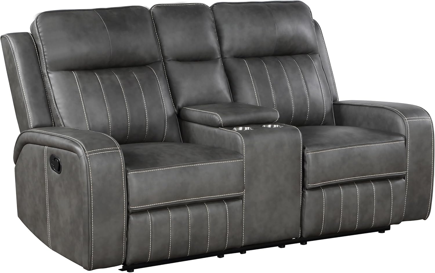 Coaster Home Furnishings Raelynn 3-Piece Upholstered Motion Reclining Sofa Set Grey