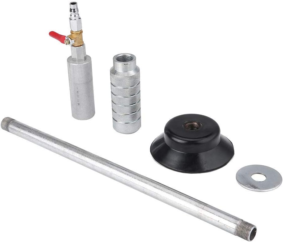 Qiilu Pull Hammer, Heavy Pneumatic Sag Repair Pull Hammer Car Body Dent Repair Suction Cup Slide Tool Body Tools Automotive