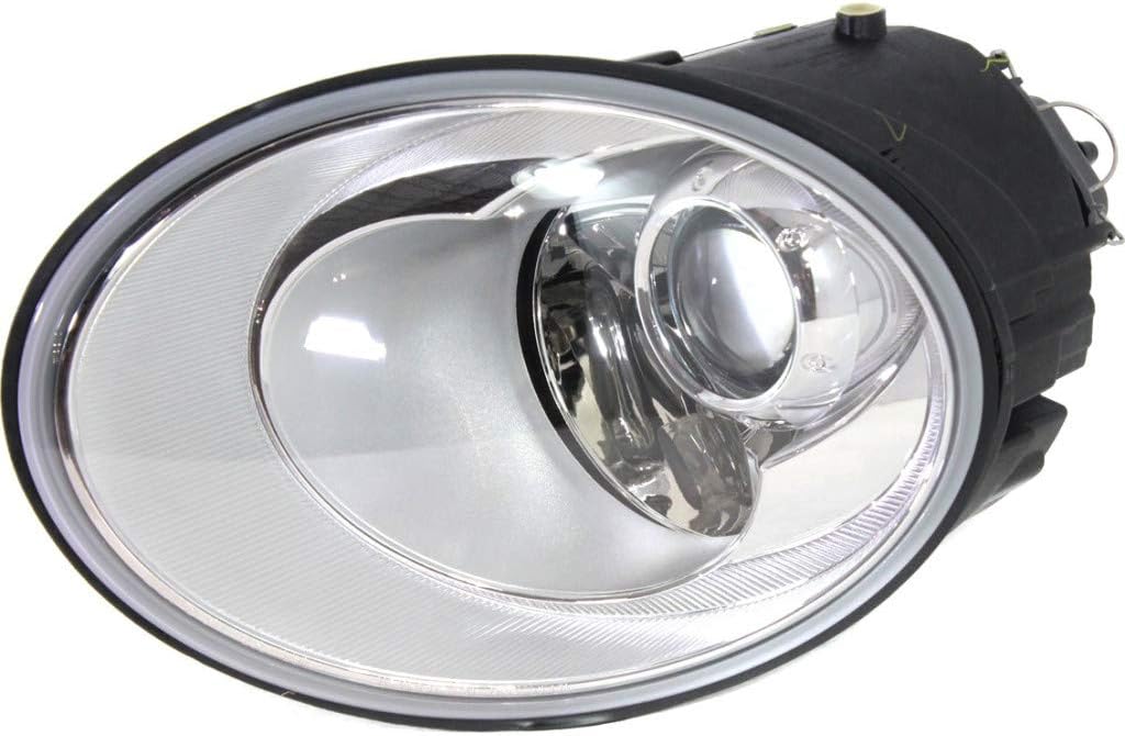 KarParts360: For Volkswagen Beetle Headlight Assembly 2006 07 08 09 2010 Passenger Side w/Bulbs CAPA Certified VW2519109