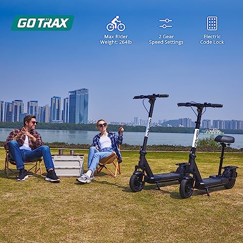 Gotrax Electric Scooter for Adult, 350/500W Motor, Max 18/38 Mile and 20MPH Speed,10" Pneumatic Tire, 36V/48V Big Battery All Aluminum Body, Large LED Display Foldable Commuting E Scooter for Adult
