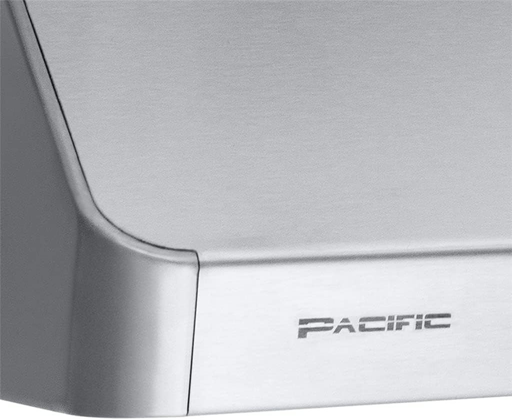 Pacific Kitchen Vent Hood AC30BS – 30 Inch Under Cabinet Range Hood – Filterless Modern Stainless Steel Hood Vent with 900 CFM Suction, Dual Fans, LED Touch Controls and Auto-Clean Function