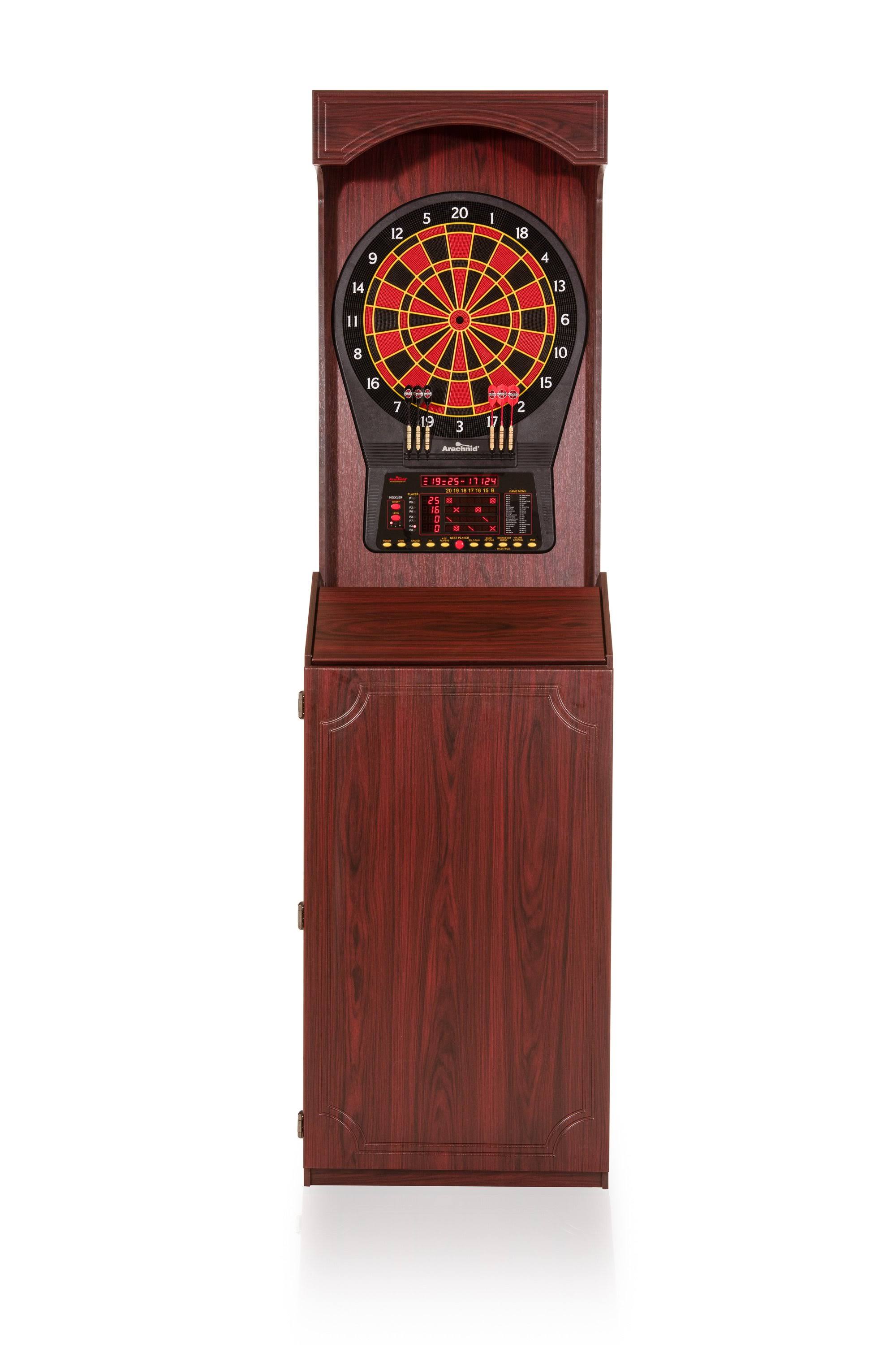 Arachnid Cricket Pro 800 Electronic Dartboard with Arcade Cabinet