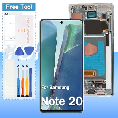 Screen Replacement for Samsung Galaxy Note 20 5G /Note 20 4G SM-N981U, SM-N981A, SM-N981W, SM-N980 6.7" (OLED) LCD Display Digitizer Touch Assembly Repair.