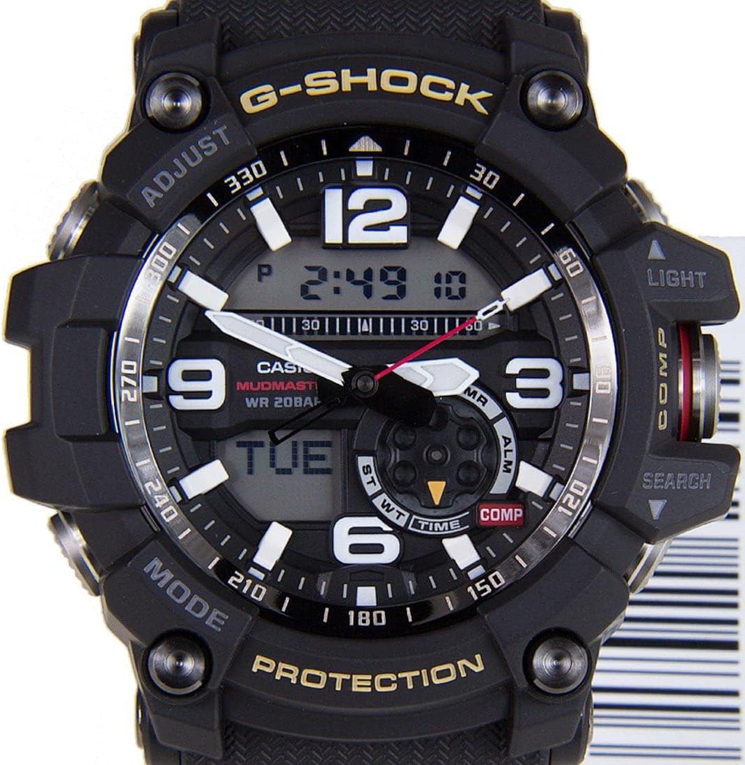 Casio G-Shock Mudmaster Twin Sensor Mens' Sports Watch (Black)