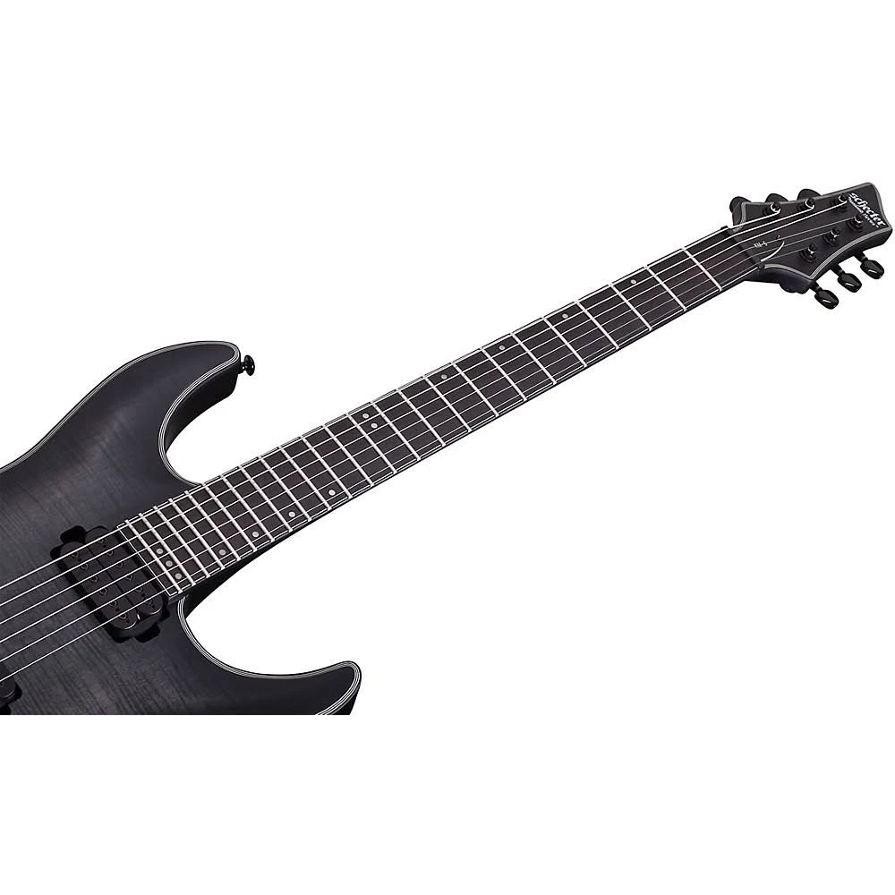 Schecter KM-6 Keith Merrow Electric Guitar Trans Black Burst Satin