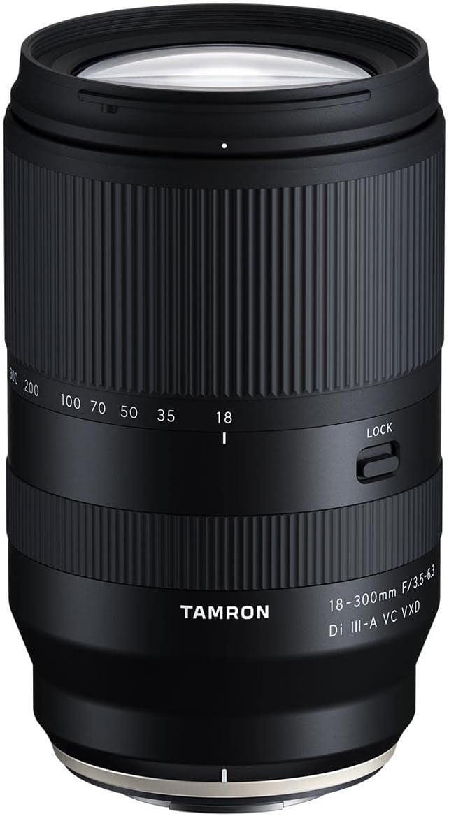 Tamron 18-300mm f/3.5-6.3 Di III-A VC VXD Lens for Fuji X Bundle with 67mm UV and CPL Filters, Cleaning Kit