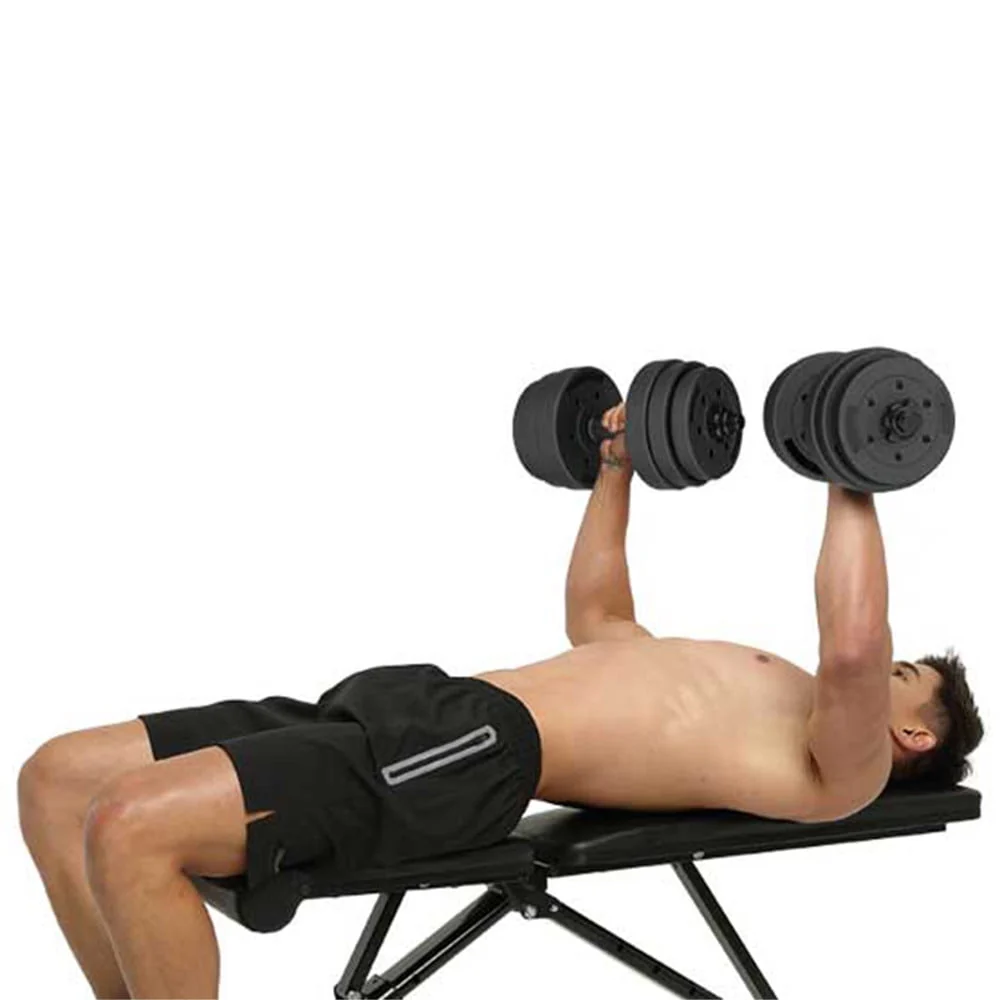 Yaheetech 66LB Adjustable Dumbbell Weight Set Home Training Dumbbell Pair Lifting Black
