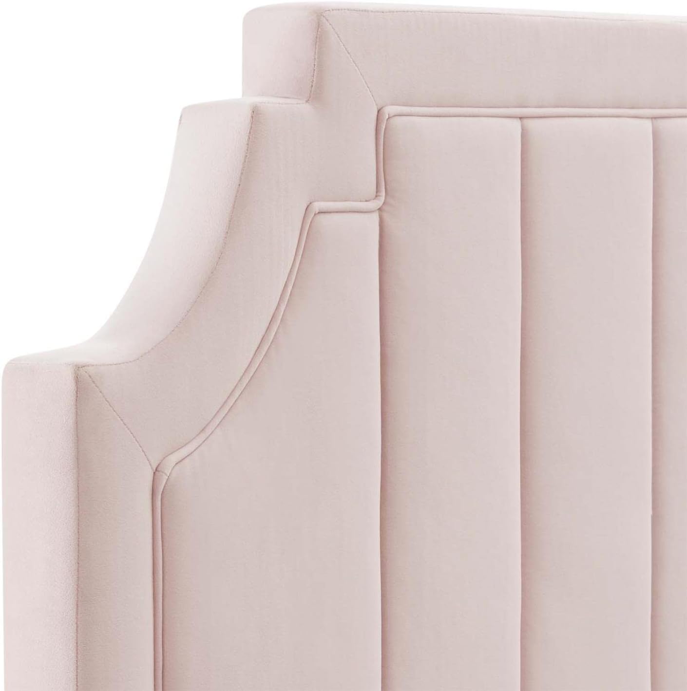 Alyona Channel Tufted Performance Velvet Headboard, ,
