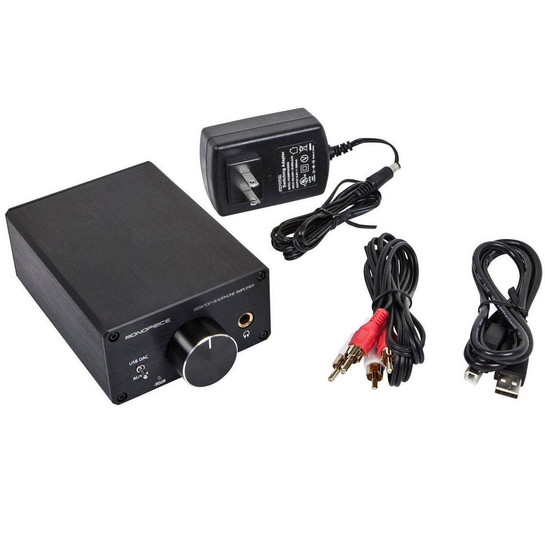 Monoprice 11567 Desktop Headphone Amplifier