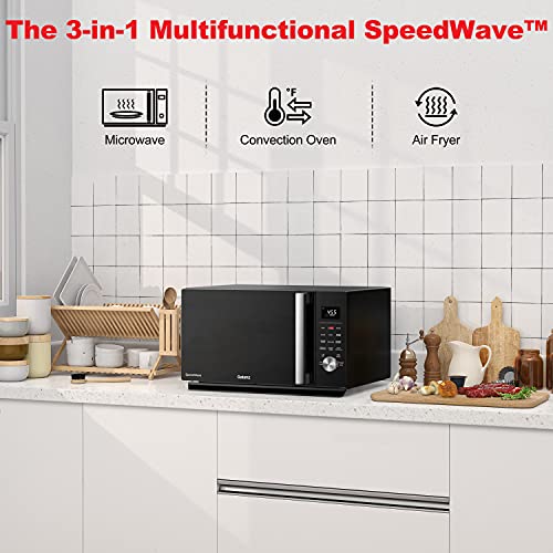 Galanz GSWWA12S1SA10 3-in-1 SpeedWave with TotalFry 360, Microwave, Air Fryer, Convection Oven with Combi-Speed Cooking