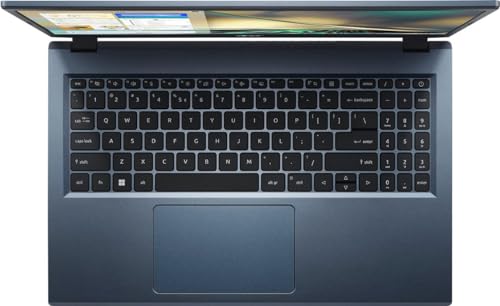 acer Aspire 3 Thin & Light Laptop, 15.6" FHD IPS Touch Display, AMD Ryzen 5 7520U, 8GB LPDDR5, 1TB SSD, Wi-Fi 6, Bluetooth, Windows 11 Home, Steam Blue with Accessories