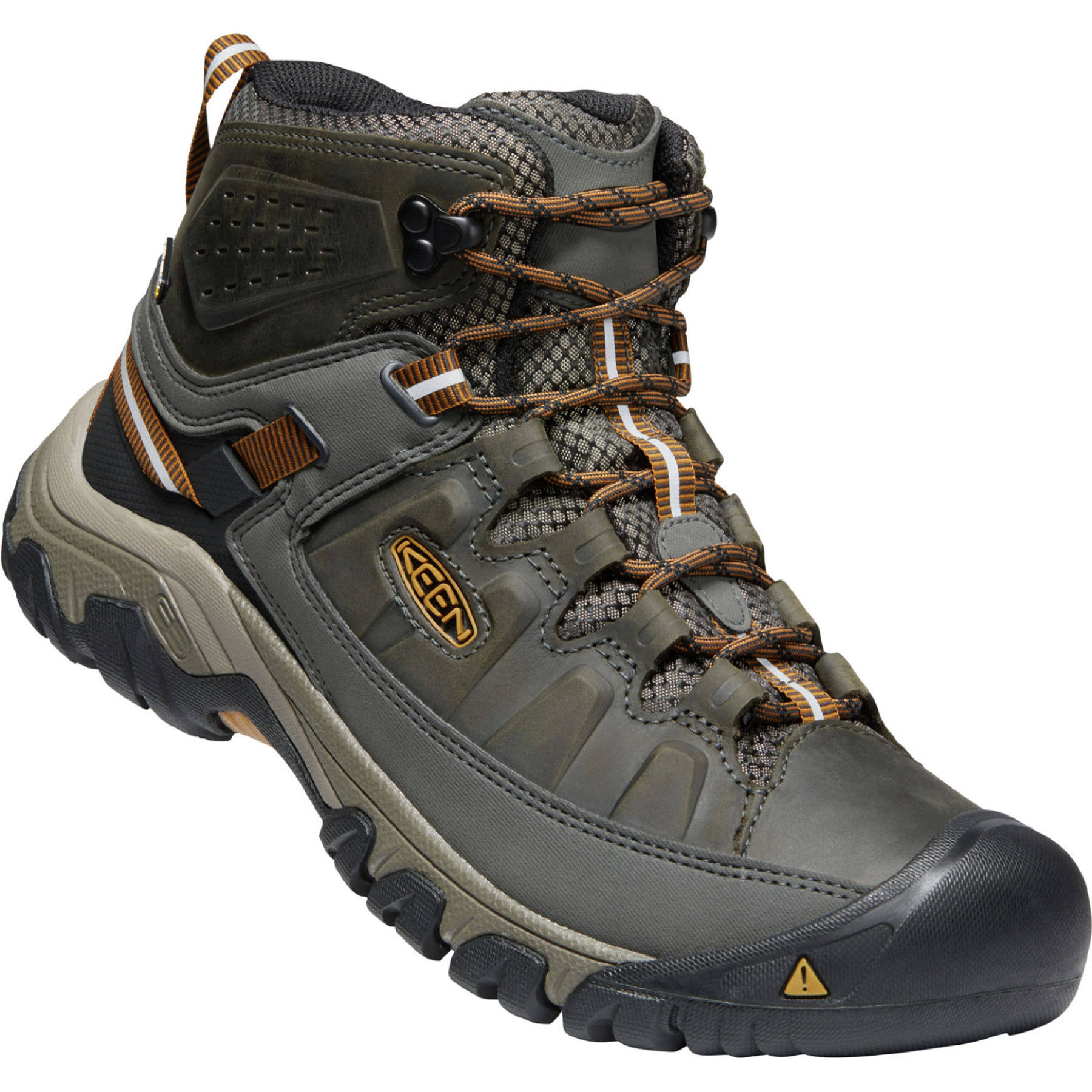 Keen Men&s Targhee III Waterproof Mid, Black Olive / 10.5