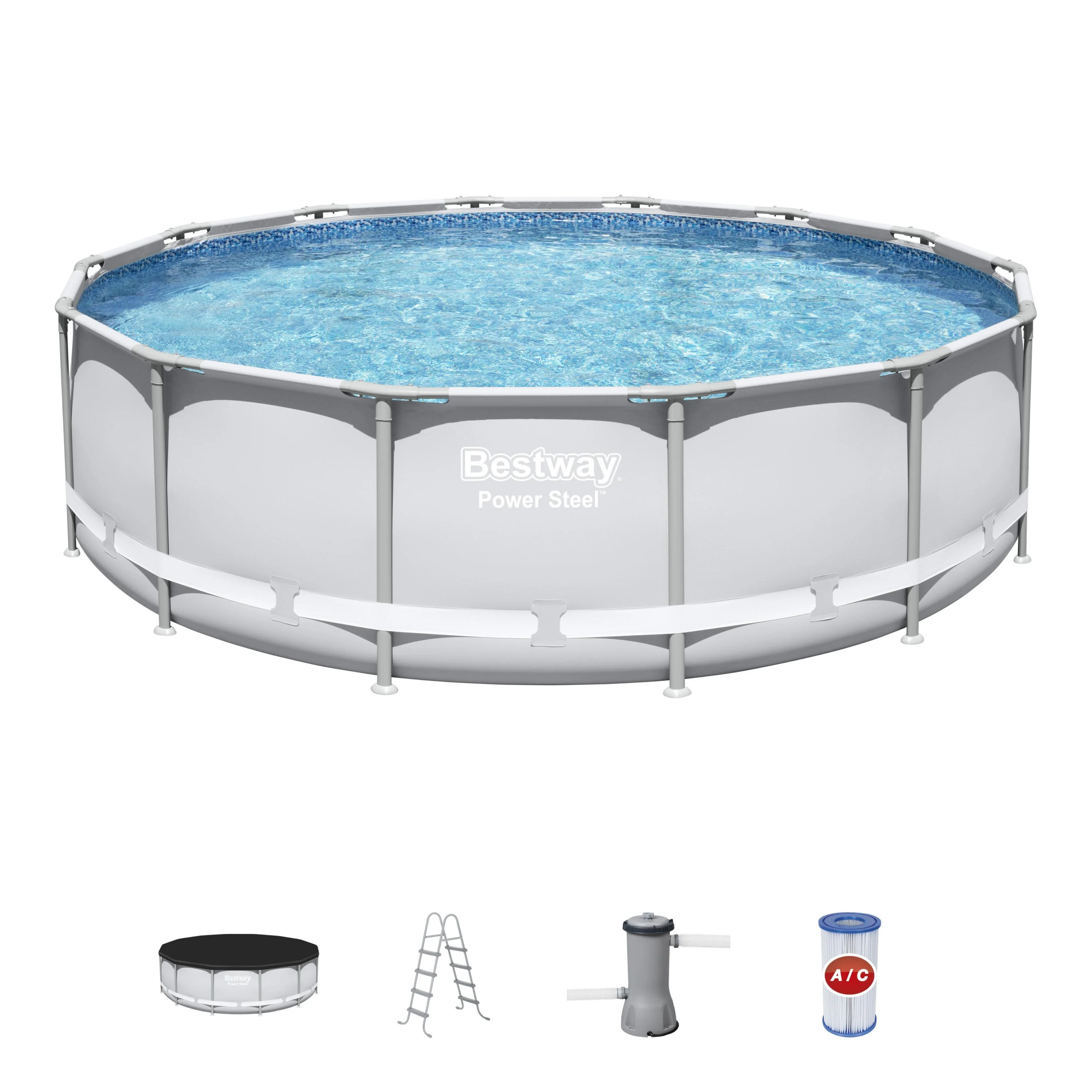 Bestway Power Steel 14' x 42" Above Ground Pool Set