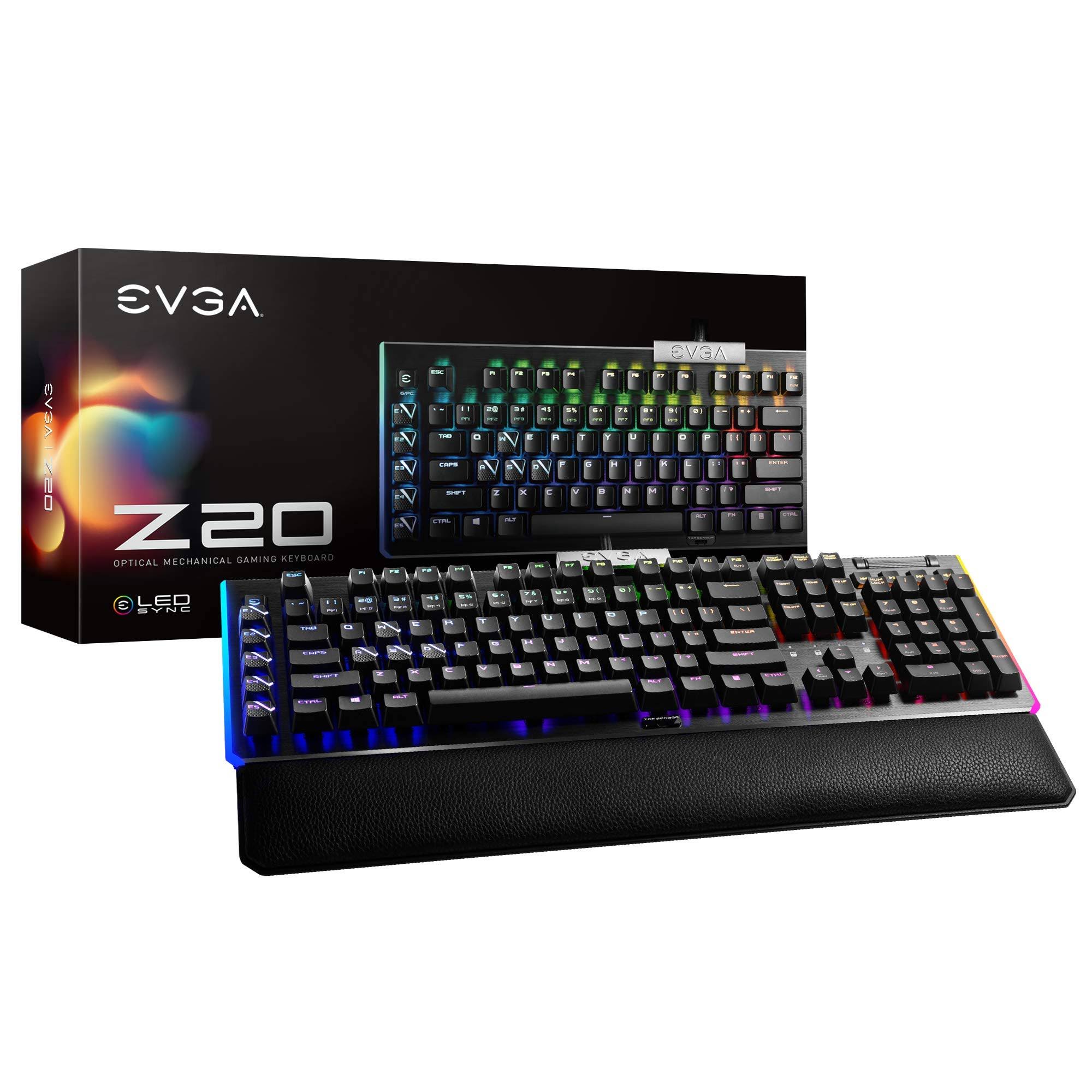 EVGA Z20 RGB Optical Clicky Mechanical Gaming Keyboard 812-W1-20US-KR