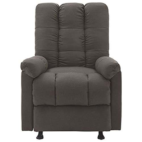 Reclinable Chair Massage Recliner Recliner Wingback Chair TV Chair Recliner Brown Fabric Suitable for Lounge, Bedroom, Living Room, Study Room.
