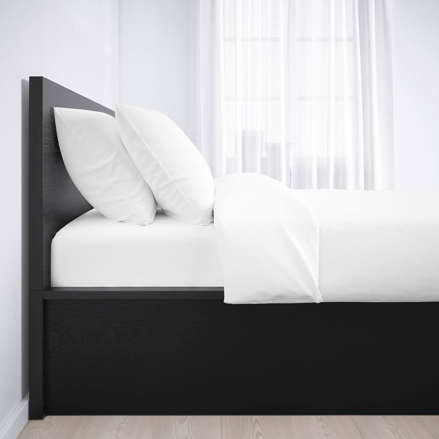 IKEA - MALM Storage Bed, black-brown, Queen