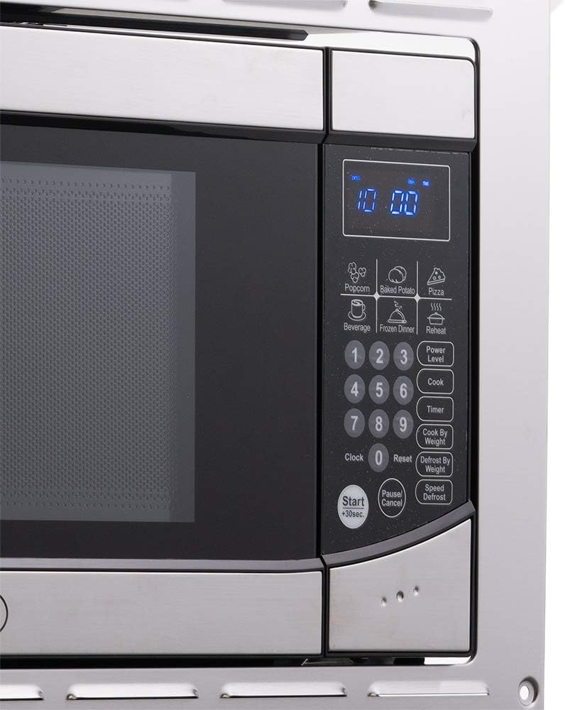 Freestanding RV/Camper Microwave .9 CuFt | Stainless Steel