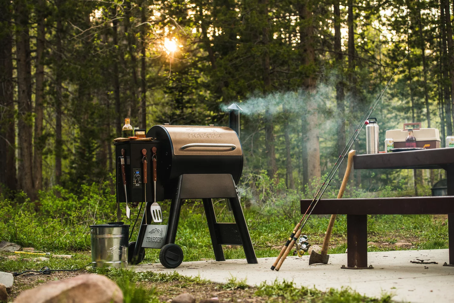 Traeger Pellet Grills Pro 22 Wood Pellet Grill and Smoker - Bronze