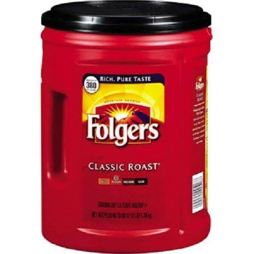 Folgers Classic Roast Ground Coffee 48 oz. - 6 Pk.