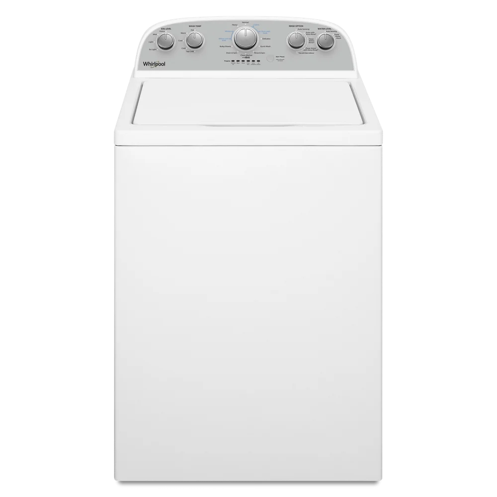 Whirlpool® WTW4950HW: 3.9 cu. ft. Top Load Washer with Soaking Cycles, 12 Cycles