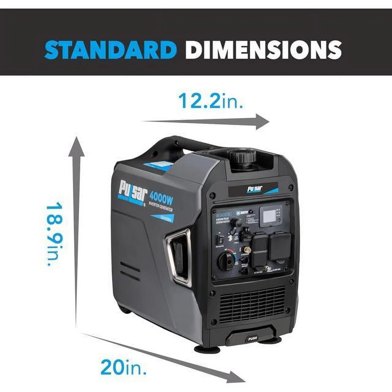 Pulsar Products GX400BN DUAL FUEL 4000W INVERTER GENERATOR WITH CO ALART