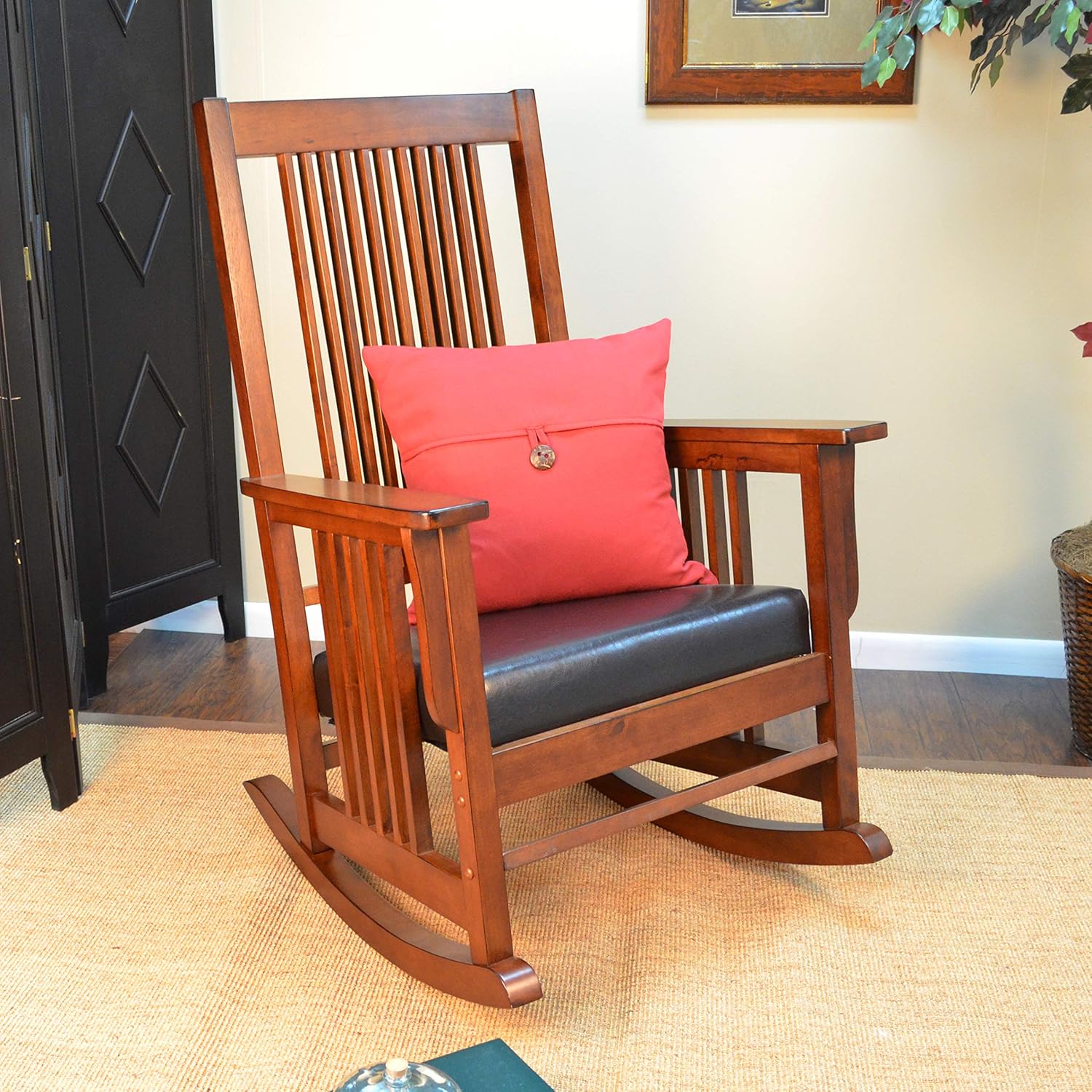 Carolina Chair and Table Chestnut RTA Deluxe Mission Rocker