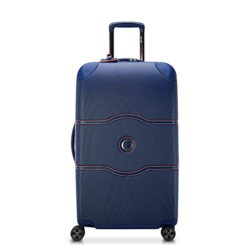 DELSEY PARIS Chatelet Air 2.0 Hardside Luggage with Spinner Wheels, Angora, Checked-Large 28 Inch
