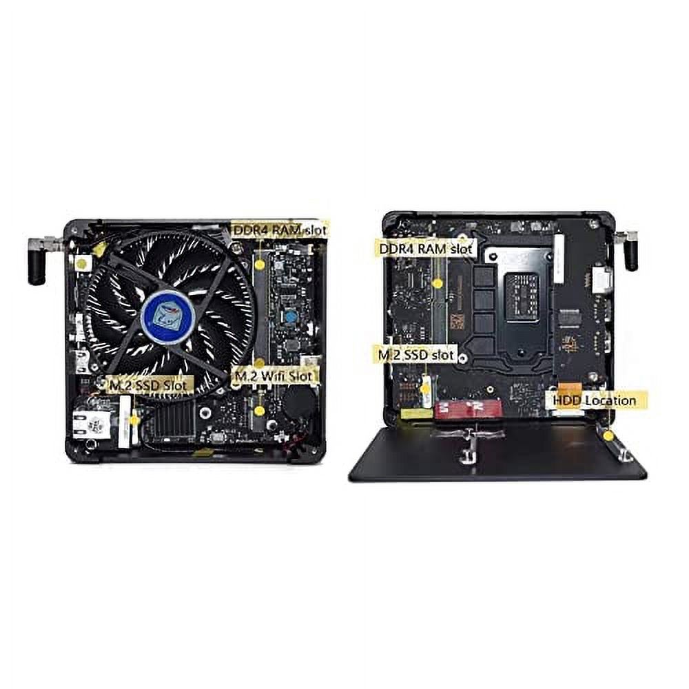 VENOEN Mini PC Core i9 9880H UHD Graphics 630,Windows 10 Pro Mini Desktop Computer,DDR4 32GB RAM/512GB NVME SSD,2 Gigabit Ethernet,HD-MI 2.0,DP,TPC,Dual Band WiFi/BT 4.2