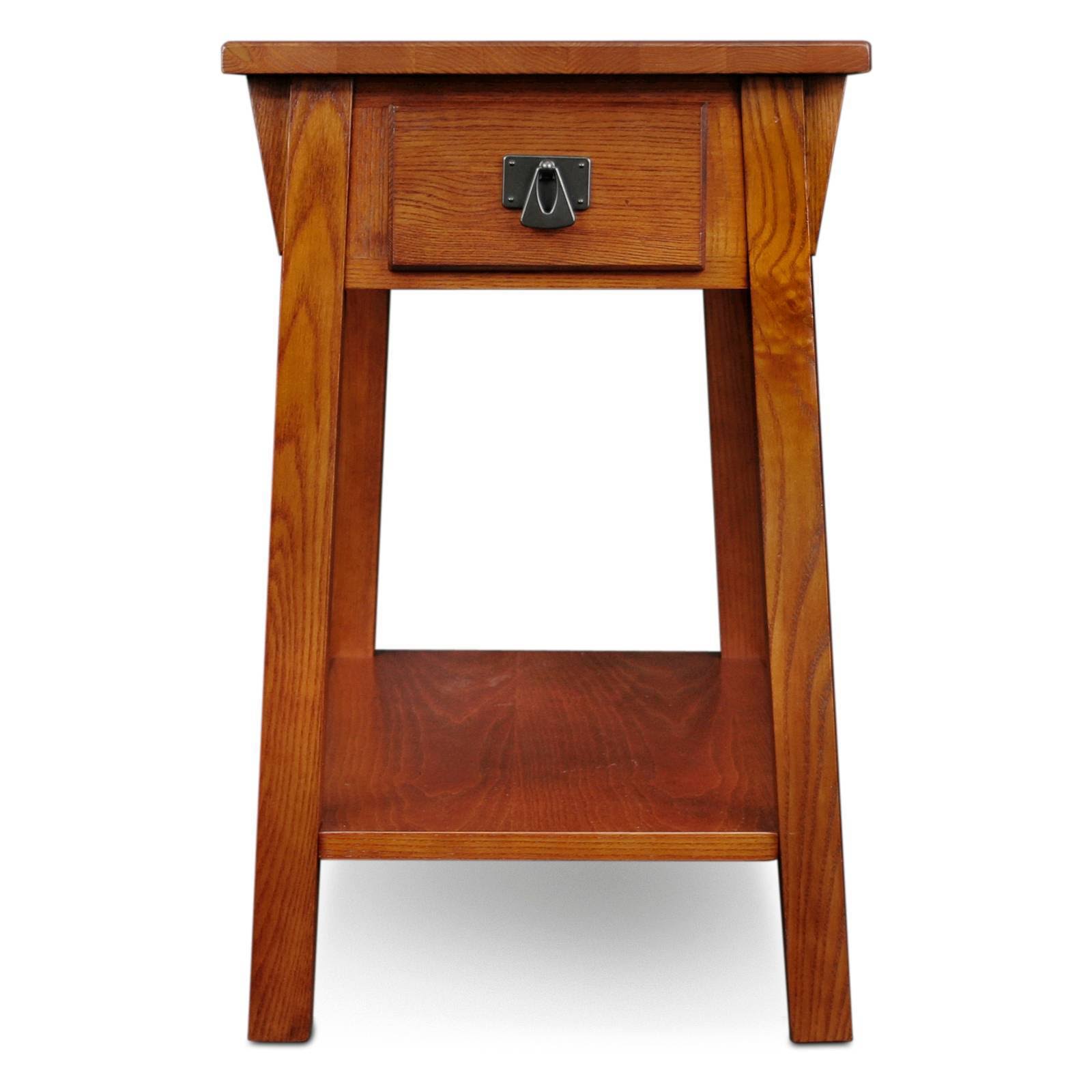 Leick Furniture Mission Chairside End Table, Russet