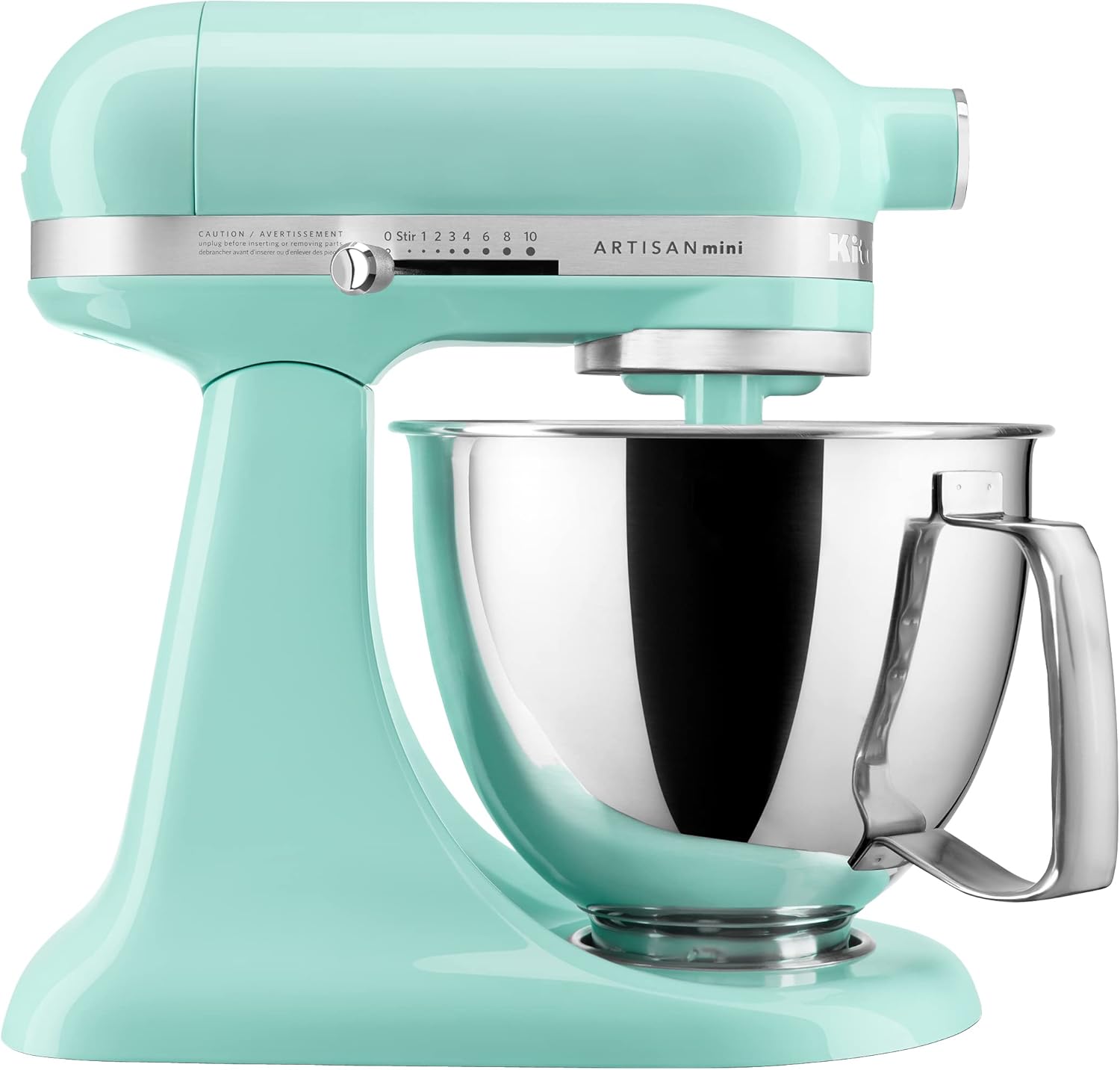 Kitchenaid Artisan Mini Plus 3.5-Qt. Tilt-Head Stand Mixer with Flex Edge Beater & Stand Mixer Glass Bowl, 3.5 Quart Tilt Head