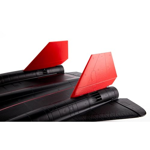 E-flite RC Airplane SR-71 Blackbird 40mm Twin EDF BNF Basic Transmitter Battery and Charger Not Included EFL02050