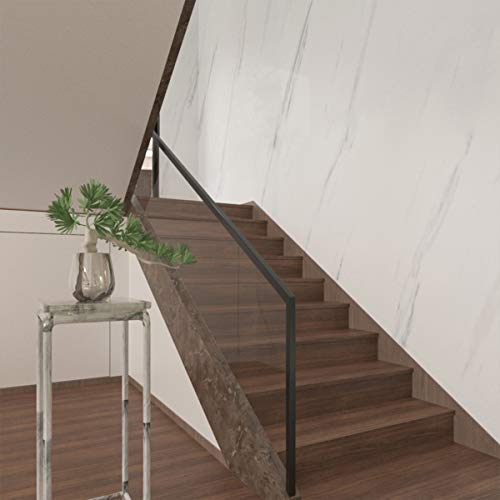 Large White Marble Granite Wallpaper Peel Stick Thicken 31.5x591inch Waterproof Furniture Sticker Self-Adhesive Contact Paper Marble Vinyl Wrap for Countertop Fireplace Backsplash DIY Wall Sticker