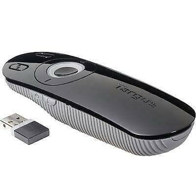 Targus Laser Presentation Remote - Laser - USB - Black, Gray AMP13US
