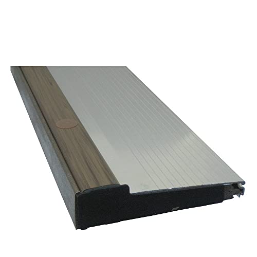 National Door Company, 50" x 80", Fiberglass Smooth, Primed, 3-Lite Square, Frosted Glass, Prehung Front Door with One Sidelite on 4-9/16" Primed Composite Frame