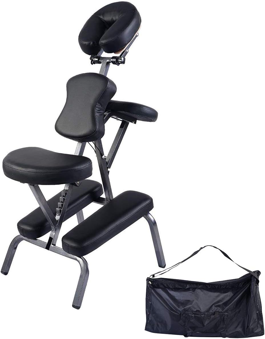 Giantex Portable Light Weight Massage Chair Travel Massage Tattoo Spa Chair w/Carrying Bag