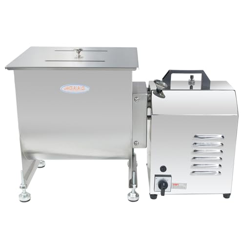 Hakka 80-Pound/40-Liter capacity Tank Stainless Steel Electric Meat Mixer (Mixing Maximum 60-Pound for Meat)