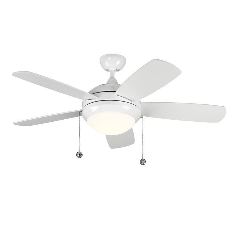 Monte Carlo 44x22 Discus Classic II Ceiling Fan - Polished Nickel - 5DIC44PND-V1