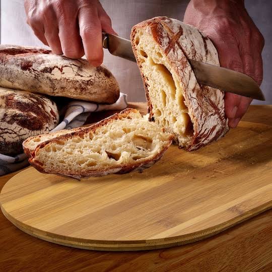 MegaChef Bamboo Kitchen Countertop 4 Piece Metal Bread Basket and Canister Set in Gray with Lids