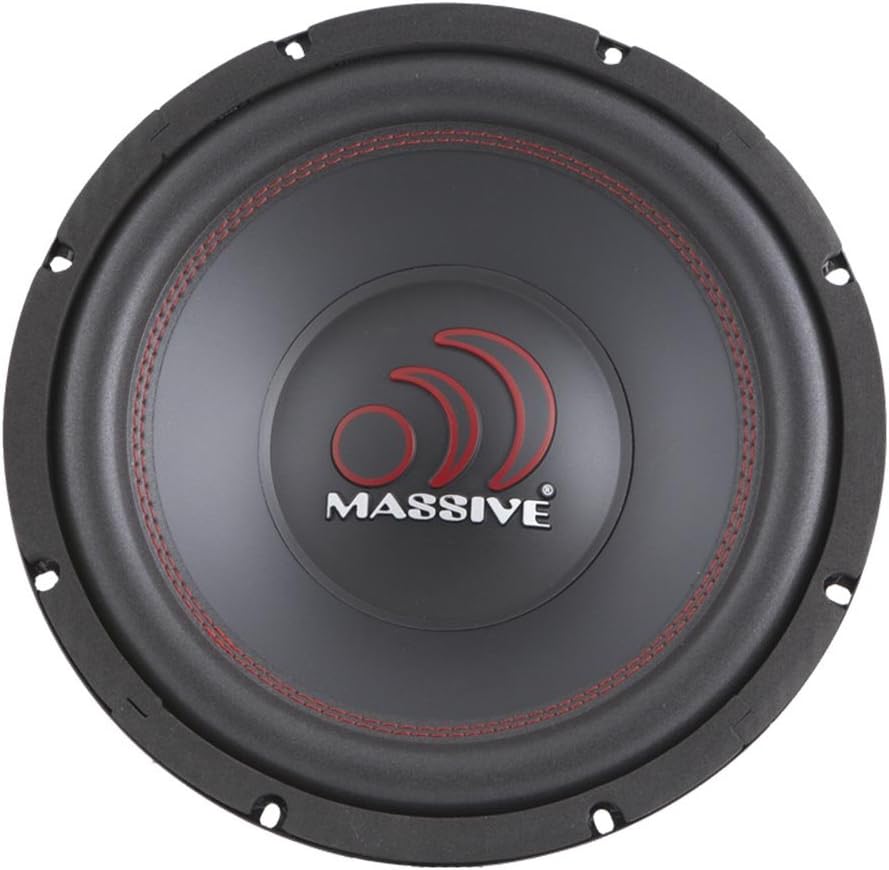 Massive Audio TKO124 TKO Series. 12 Inch, 600 Watt, 8mm Top Plate, Dual 4 Ohm Car Subwoofer. Sold Individually.