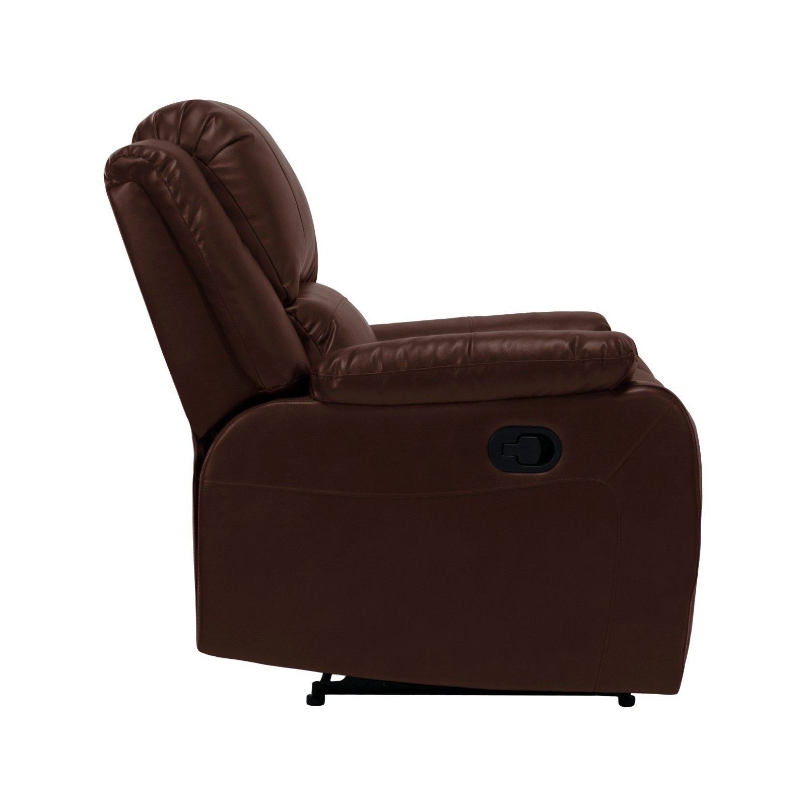 RecPro Charles 30x22 RV ZWR Zero Wall Recliner Chair Mahogany RV Furniture