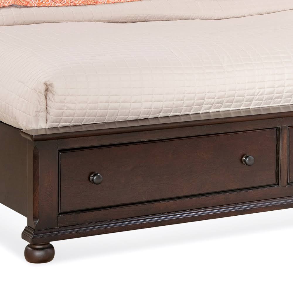 American Woodcrafters Hyde Park King Sleigh Storage Bed
