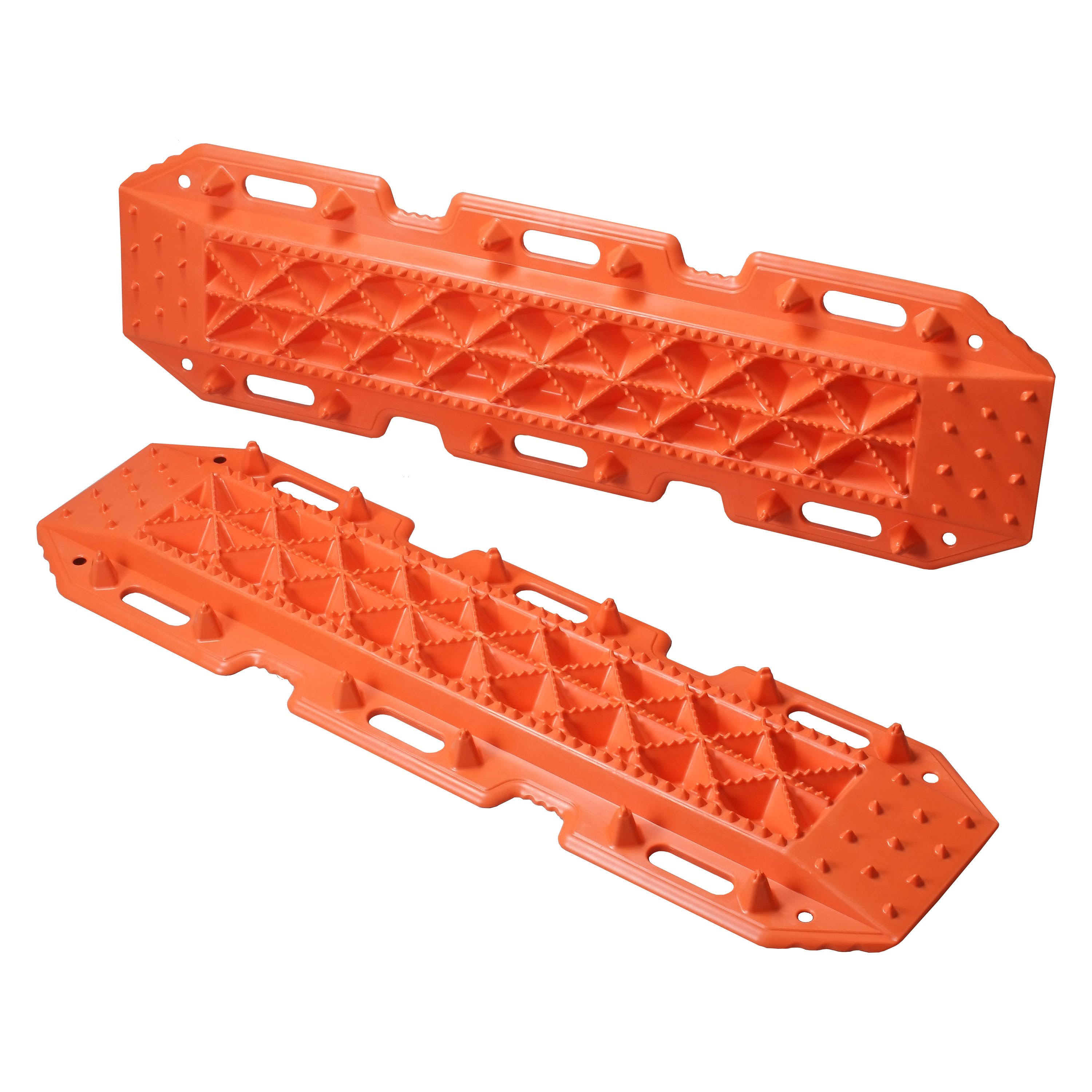 Maxsa Innovations Escaper Buddy Traction Mats, 2-Pack, Orange