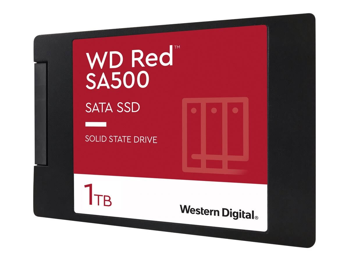 WD Red SA500 NAS SATA 1 TB Internal SSD - 2.5x22 - WDS100T1R0A - SATA 6Gb/s