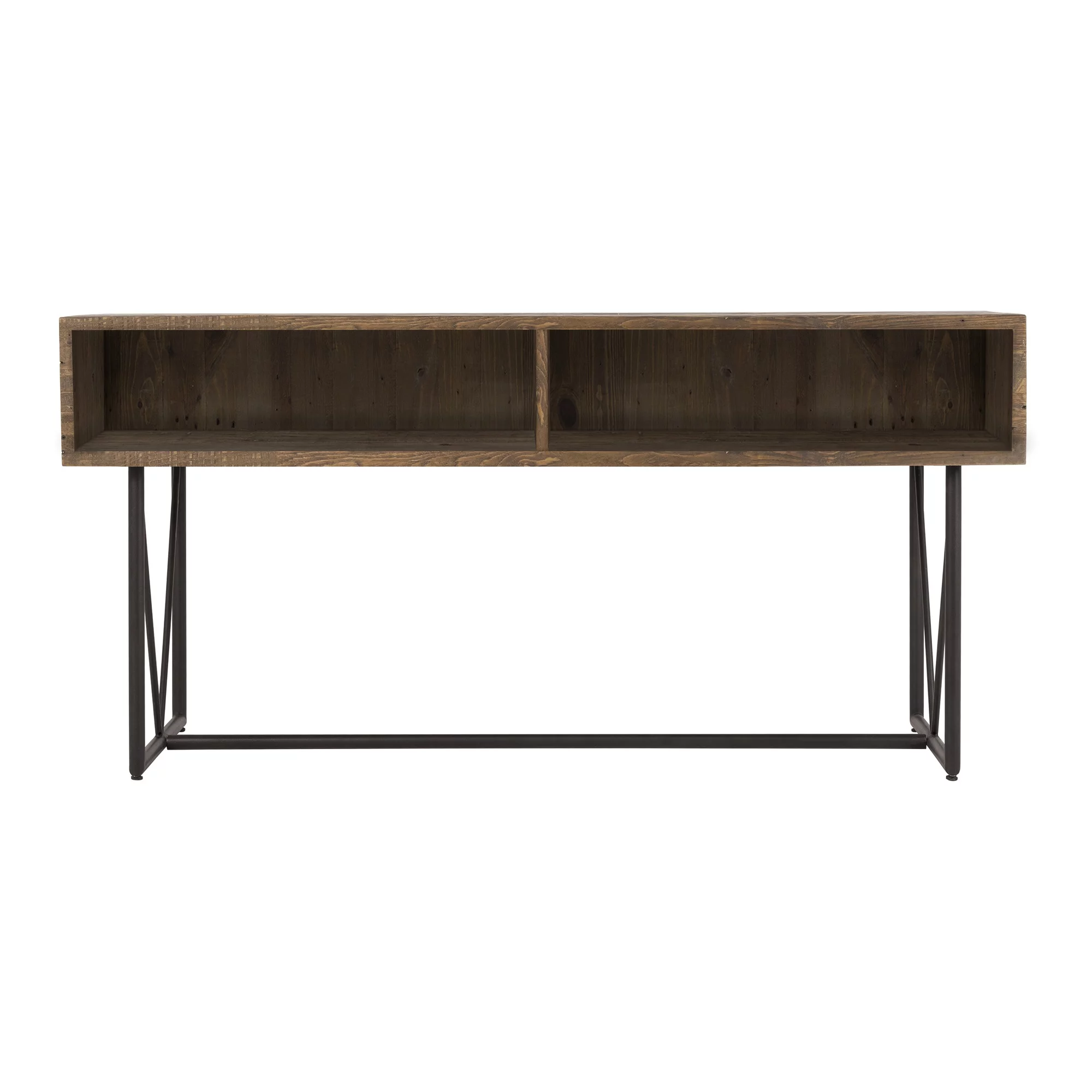Moe's Home Collection Orchard Wood Writing Desk with Steel Base in Natural